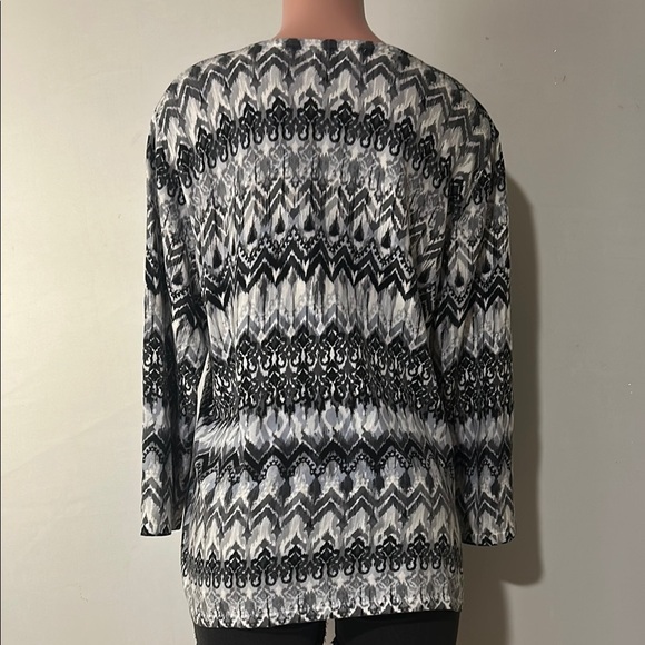 Alfred Dunner Women’s Top Shirt 100%Cotton 3/4 Sleeves Plus Size 1X - Picture 7 of 12